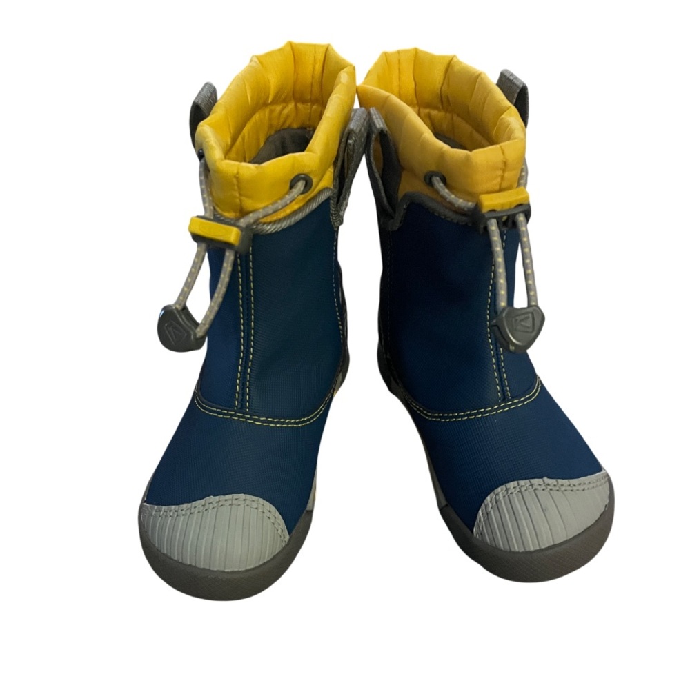 Keen Kids Blue and Yellow Waterproof Rain & Snow Boots